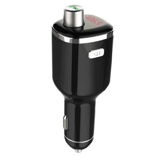 Bluetooth V4.2 Car Charger FM Transmitter Dual USB Charge Hands-free Call