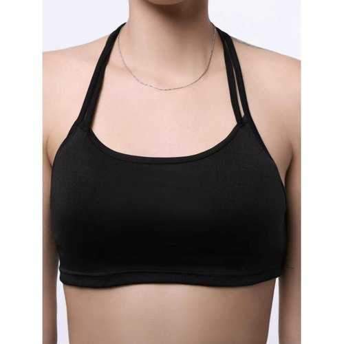 Sexy Strappy Black Backless Women Crop Top - Black One Size(fit Size Xs To M)