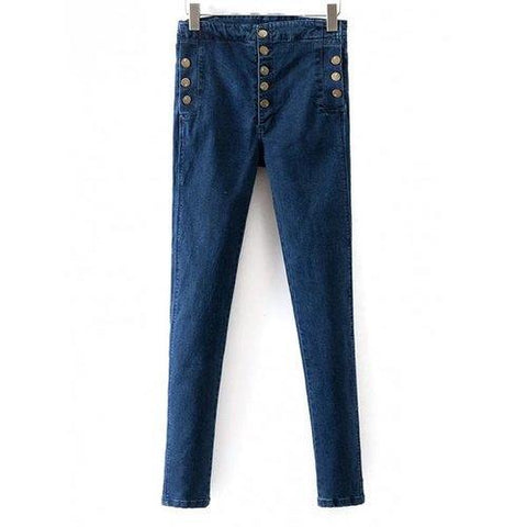 Skinny Stretchy Jeans - Blue 28