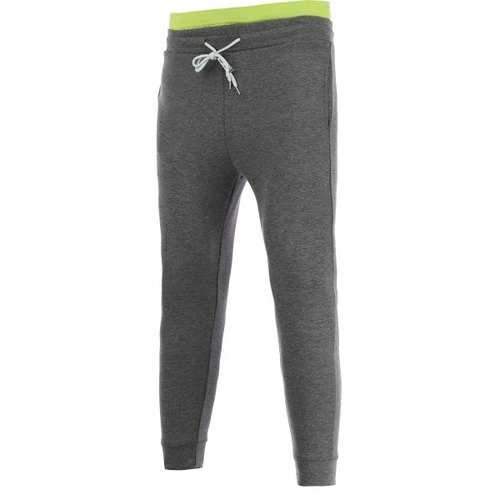 Skinny Color Block Drawstring Jogger Pants - Deep Gray 32