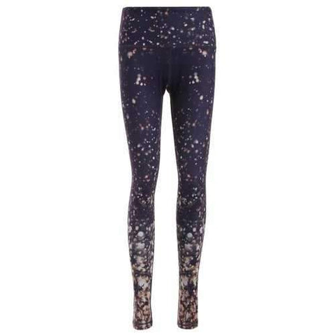 Galaxy Print Skinny Yoga Pants - S