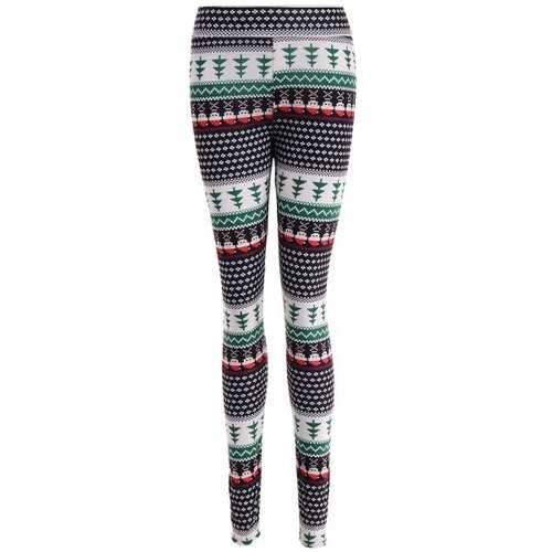 Ornate Print Slim Fit Leggings - Xl