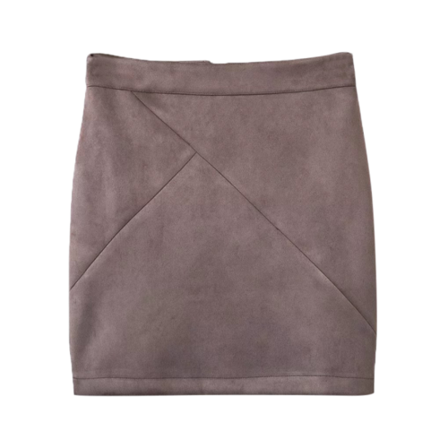 Mini Faux Suede Skirt - Smashing M