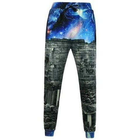 Wallpaper Galaxy 3D Print Jogger Pants - S