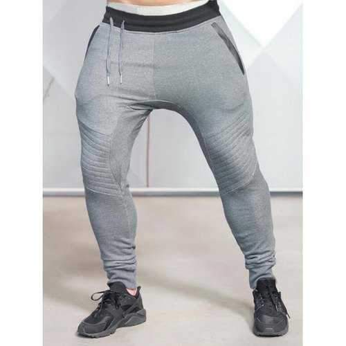 Drop Crotch Jogger Pants - Deep Gray Xl