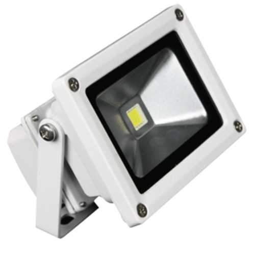 Lunasea Outdoor LED Flood Light - 12V/10W/900 Lumens - Cool White