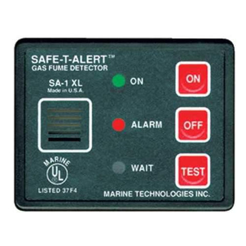 Safe-T-Alert Gas Vapor Fume Alarm - Surface Mount - Black