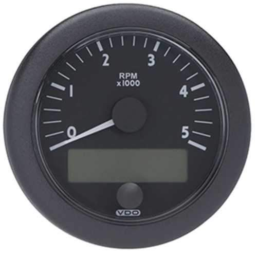 VDO Ocean Link J1939 5,000 RPM 3-3/8 (85mm) - 12/24V Master Tachometer