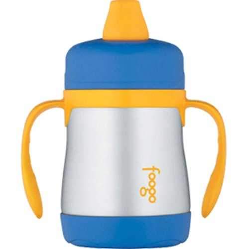 Thermos Foogo Vacuum Insulated Soft Spout Sippy Cup - 7oz - Blue