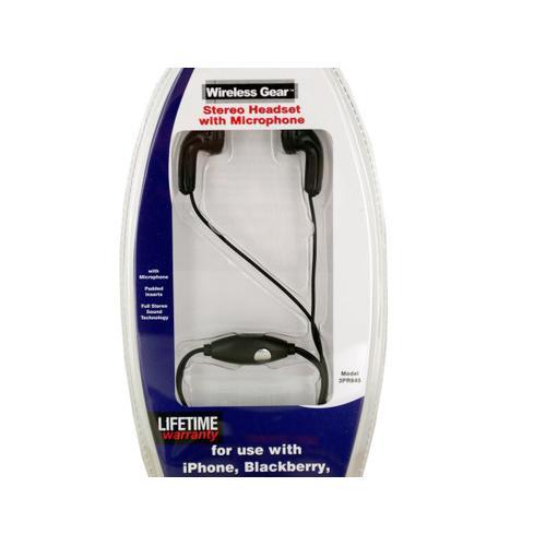 Stereo Headset with Microphone ( Case of 24 )