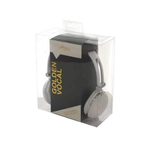 White Stereo Headphones with In-Line Microphone ( Case of 12 )