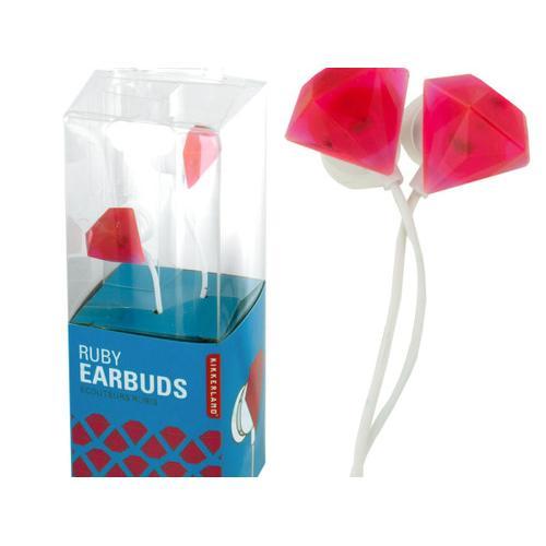 Ruby Jewel Earbuds ( Case of 12 )