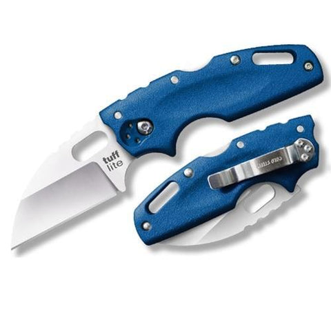 Cold Steel Tuff Lite Folder 2.5in Plain Blue Polymer Handle