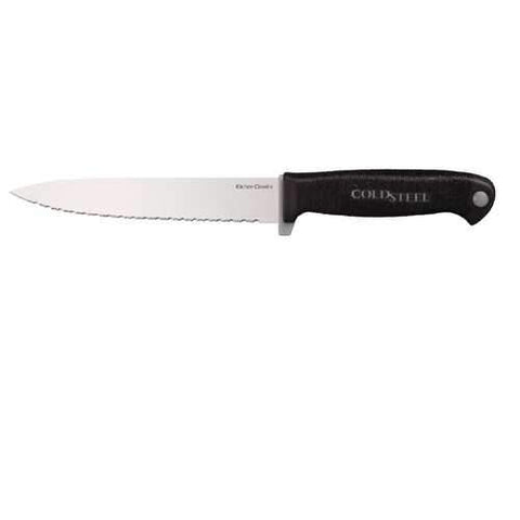 Cold Steel Utility Knife 6.0 in Serrated Polymer Handle