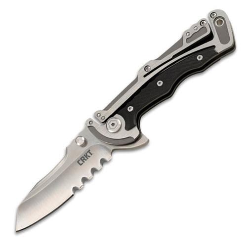 CRKT Graphite Folder 3.12 in Comboedge Black Stainles Handle