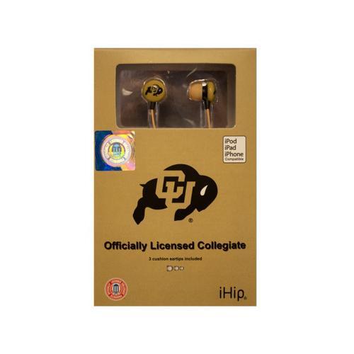 Collegiate Licensed Colorado Buffaloes Earphones ( Case of 12 )