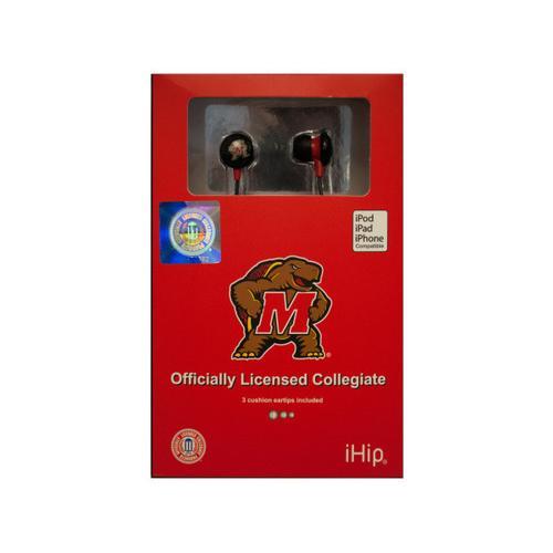 Collegiate Licensed University of Maryland Earphones ( Case of 12 )