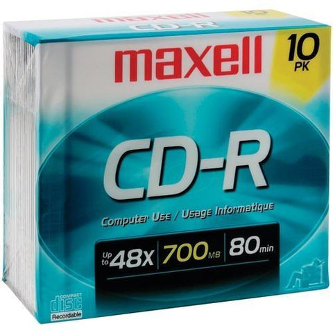 Maxell 700mb 80-minute Cd-rs (10 Pk) (pack of 1 Ea)