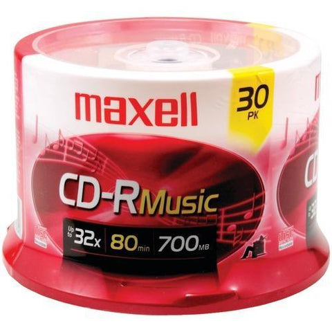 Maxell 80-minute Music Cd-rs (30-ct Spindle) (pack of 1 Ea)