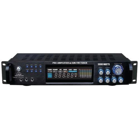 Pyle Pro Hybrid Amp &amp;amp; Am And Fm Tuner (3&#44;000 Watt) (pack of 1 Ea)