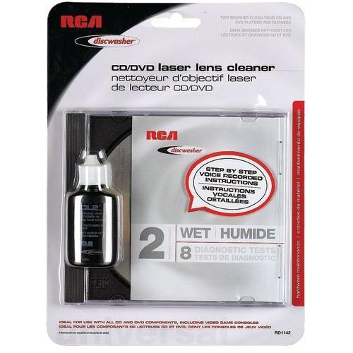 Discwasher Cd And Dvd Laser Lens Cleaners (2-brush; Wet) (pack of 1 Ea)