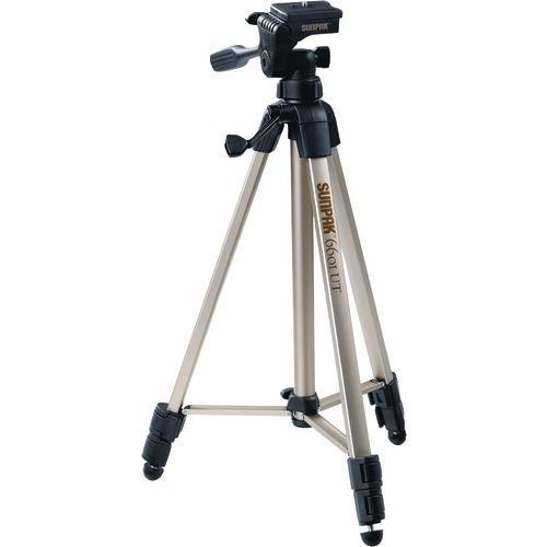 Sunpak Tripod With 3-way Pan Head (folded Height: 20.3&amp;quot;; Extended Height: 58.32&amp;quot;; Weight: 2.8lbs; Includes 2nd Quick-release Plate) (pack of 1 Ea)