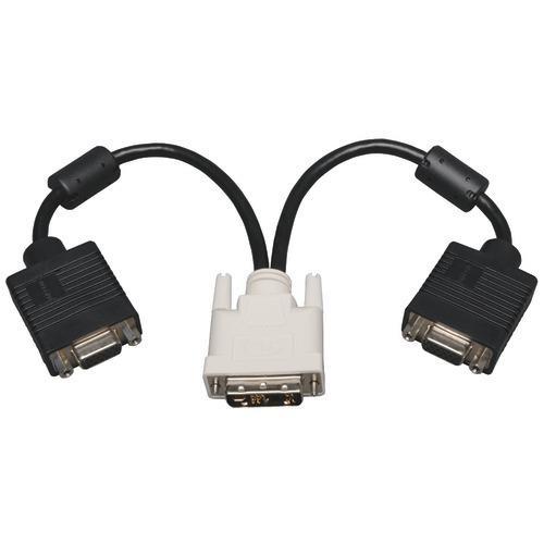 Tripp Lite Dvi To Vga Splitter Adapter Cable&#44; 1ft (pack of 1 Ea)