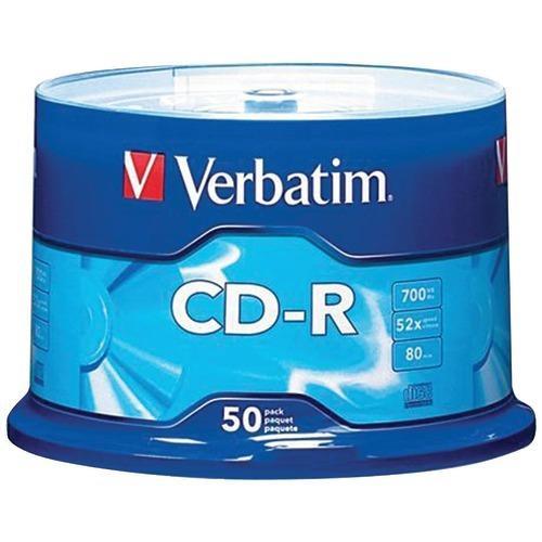 Verbatim 700mb 80-minute 52x Cd-rs (50-ct Spindle) (pack of 1 Ea)