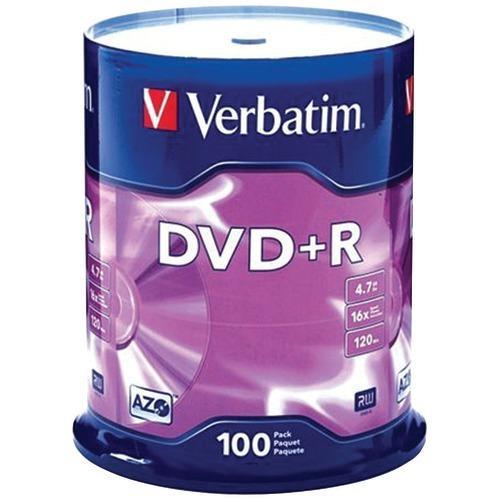 Verbatim 4.7gb Dvd+rs (100-ct Spindle) (pack of 1 Ea)