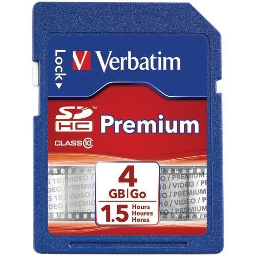 Verbatim Class 10 Sdhc Card (4gb) (pack of 1 Ea)