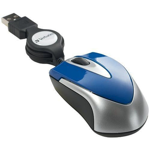 Verbatim Optical Mini Travel Mouse (blue) (pack of 1 Ea)