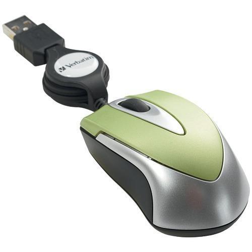 Verbatim Optical Mini Travel Mouse (green) (pack of 1 Ea)