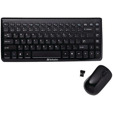 Verbatim Mini Wireless Slim Keyboard &amp;amp; Mouse (pack of 1 Ea)