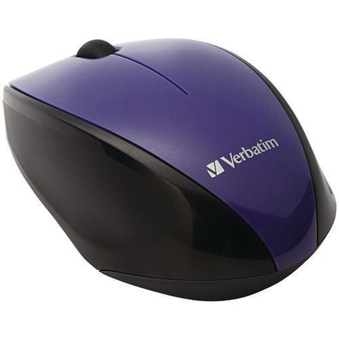 Verbatim Wireless Multi-trac Blue Led Optical Mouse (purple) (pack of 1 Ea)