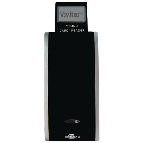 Vivitar 50-in-1 Card Reader (black) (pack of 1 Ea)