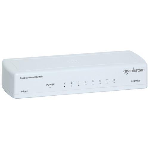 Manhattan Fast Ethernet Office Switch (8 Port) (pack of 1 Ea)