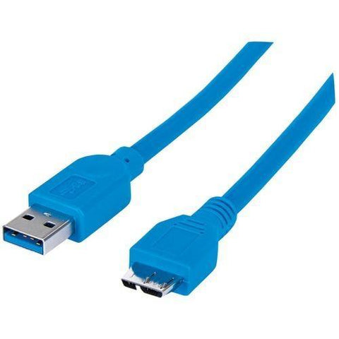 Manhattan A-male To Micro B-male Superspeed Usb 3.0 Cable&#44; 1m (pack of 1 Ea)