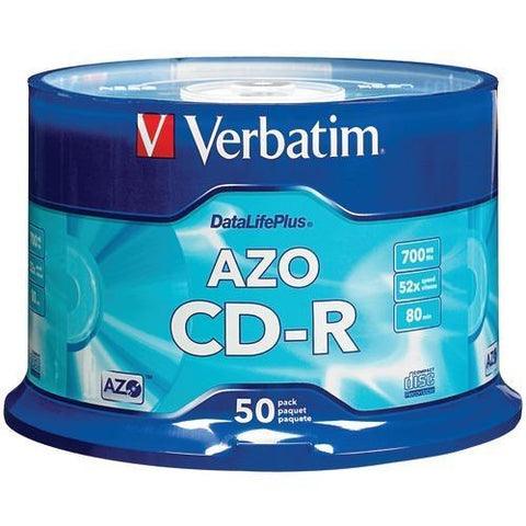 Verbatim 700mb 80-minute 52x Datalifeplus Cd-rs&#44; Branded 50-ct Spindle (pack of 1 Ea)