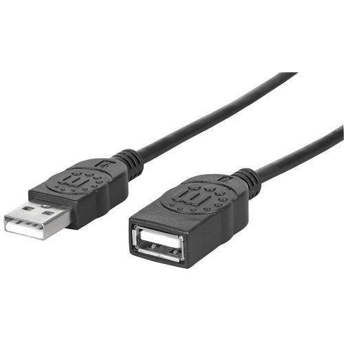 Manhattan A-male To A-female Usb 2.0 Extension Cable (10ft) (pack of 1 Ea)