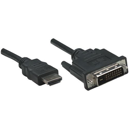 Manhattan Hdmi To Dvi-d Cable&#44; 6ft (pack of 1 Ea)