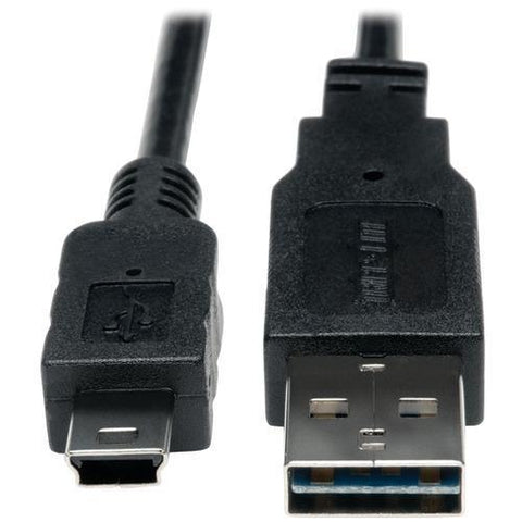 Tripp Lite A-male To Mini B-male Reversible Usb 2.0 Cable&#44; 3ft (pack of 1 Ea)