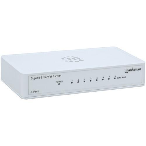 Manhattan Gigabit Ethernet Switch (8 Port) (pack of 1 Ea)