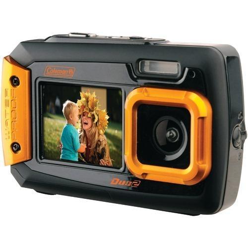 Coleman 20.0-megapixel Duo2 Dual-screen Waterproof Digital Camera (orange) (pack of 1 Ea)