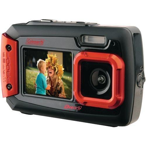 Coleman 20.0-megapixel Duo2 Dual-screen Waterproof Digital Camera (red) (pack of 1 Ea)