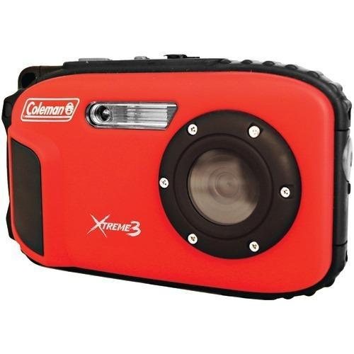 Coleman 20.0-megapixel Xtreme3 Hd Video Waterproof Digital Camera (red) (pack of 1 Ea)