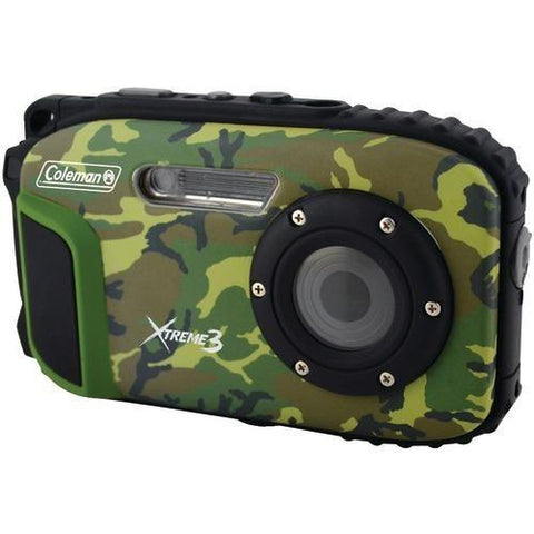 Coleman 20.0-megapixel Xtreme3 Hd Video Waterproof Digital Camera (camo) (pack of 1 Ea)