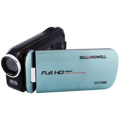 Bell+howell 16.0-megapixel Slice Ii Dv7hd Ultraslim 1080p Hd Camcorder (blue) (pack of 1 Ea)