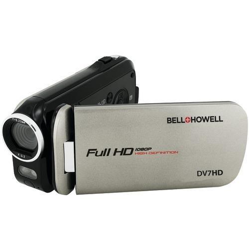 Bell+howell 16.0-megapixel Slice Ii Dv7hd Ultraslim 1080p Hd Camcorder (gray) (pack of 1 Ea)