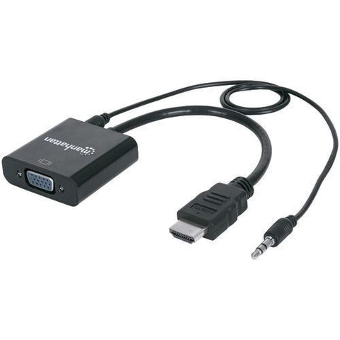 Manhattan Hdmi Am-vga+ Audio Converter Cable (pack of 1 Ea)