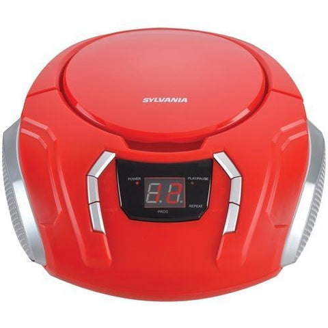 Sylvania Portable Cd Players With Am And Fm Radio (red) (pack of 1 Ea)